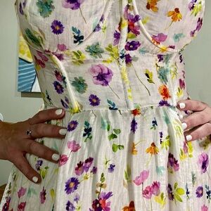 Astr the Label Corseted Floral Dress